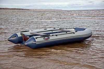 Групер 400 лодка с надувным дном под мотор